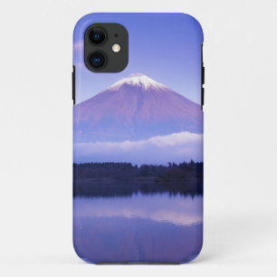 Capa Para iPhone 11 Monte Fuji com Nuvem Lenticular, Lago Motosu,