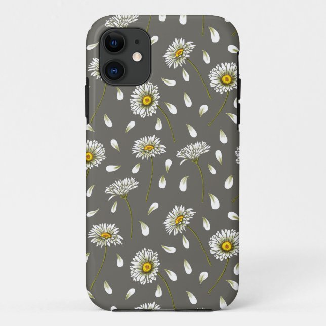 Capa Para iPhone 11 moody daisy (Verso)