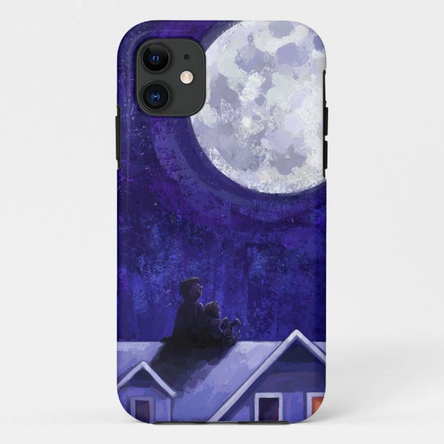 Capa Para iPhone 11 Moon Watch (Verso)