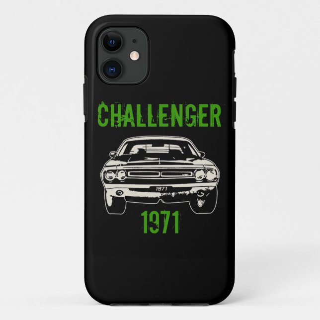 Capa Para iPhone 11 Mopar - 1971 Dodge Challenger (Verso)