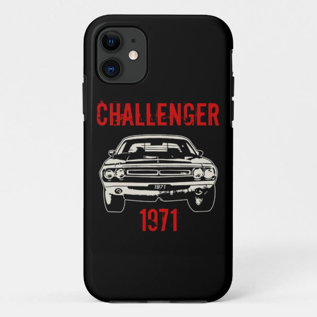 Capa Para iPhone 11 Mopar - Desafiador Dodge 1971 (Verso)
