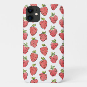 Capa Para iPhone 11 Morangos