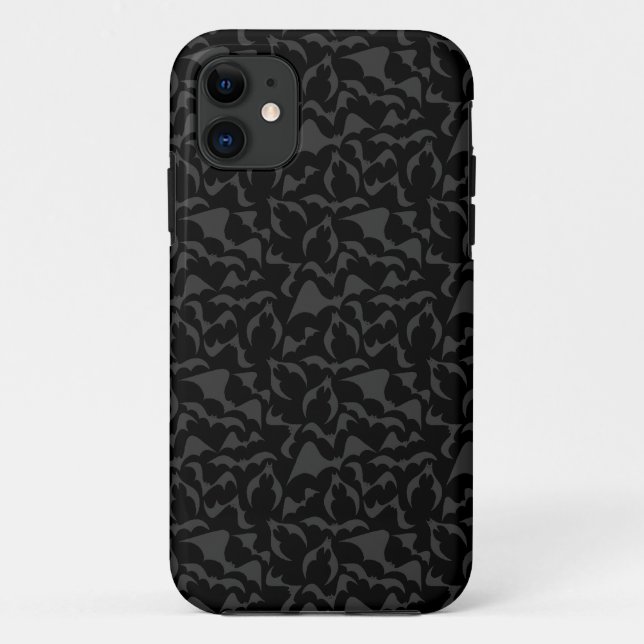 Capa Para iPhone 11 Morcegos Góticos Feitiçarias de Vampiros (Verso)