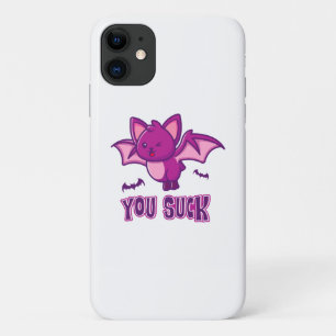 Capa Para iPhone 11 Morcegos Vampiros de Halloween Fofos e Divertidos