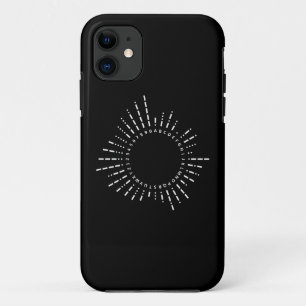 Capa Para iPhone 11 Morse Code Alphabet