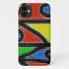 Capa Para iPhone 11 Mosaico feito à mão, arte moderna.