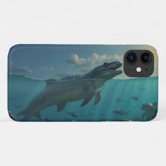 Capa Para iPhone 11 Mosassauro (Arte do Dinossauro)