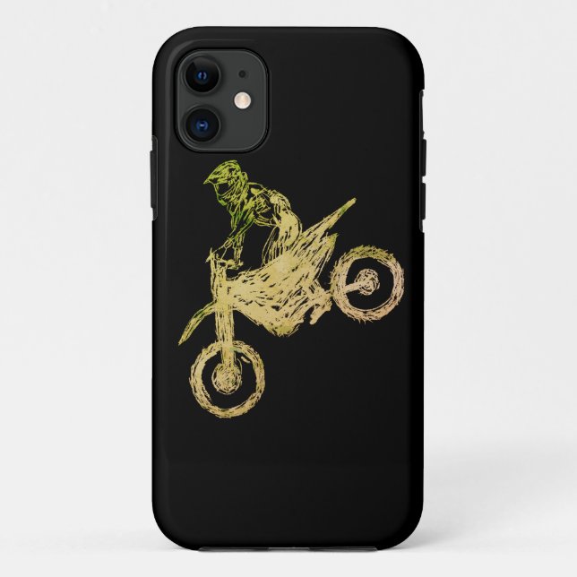 Capa Para iPhone 11 Motocross (Verso)