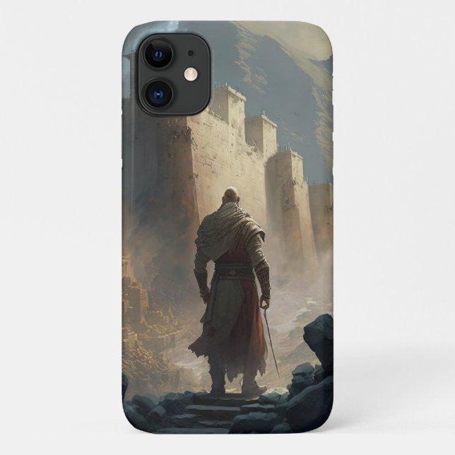Capa Para iPhone 11 Mountain Town Siege (Verso)