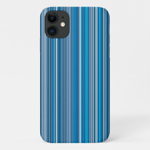 Capa Para iPhone 11 Muitas listras multicoloridas em azul