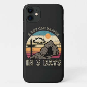 Capa Para iPhone 11 Muito Pode Acontecer em 3 Dias Páscoa Religiosa