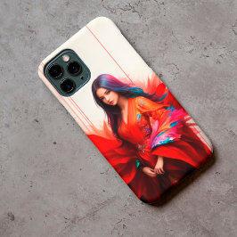 Capa Para iPhone 11 Mulher: Amarra quimono asiática decor arte moderna