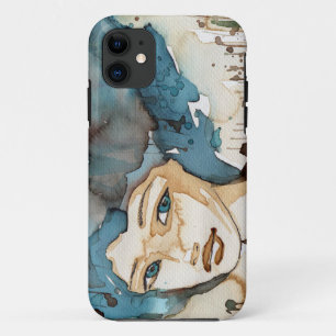 Capa Para iPhone 11 Mulher azul