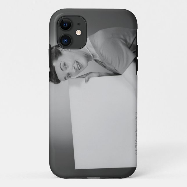 Capa Para iPhone 11 Mulher madura (Verso)