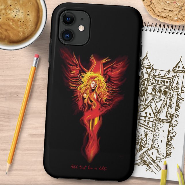 Capa Para iPhone 11 Mulher Phoenix (Criador carregado)