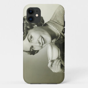 Capa Para iPhone 11 Mulher que guardara copos
