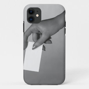Capa Para iPhone 11 Mulher que guardara o cartão