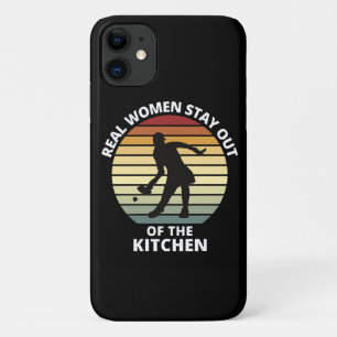 Capa Para iPhone 11 Mulheres engraçadas de pickleball vintage