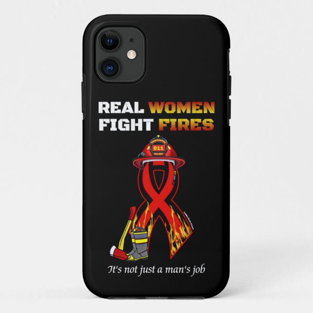 CAPA PARA iPhone 11 MULHERES REAIS LUTAM CONTRA INCÊNDIOS (Verso)