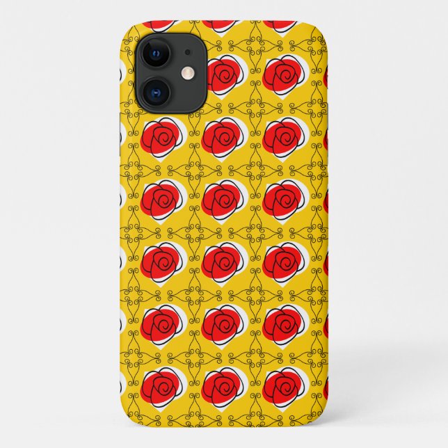 Capa Para iPhone 11 Multicapas de iphone dos cantos do Rosa espanhol (Verso)