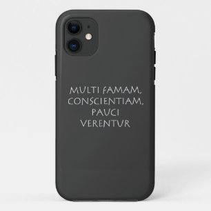 Capa Para iPhone 11 Multifamam conscientiam pauci verentur