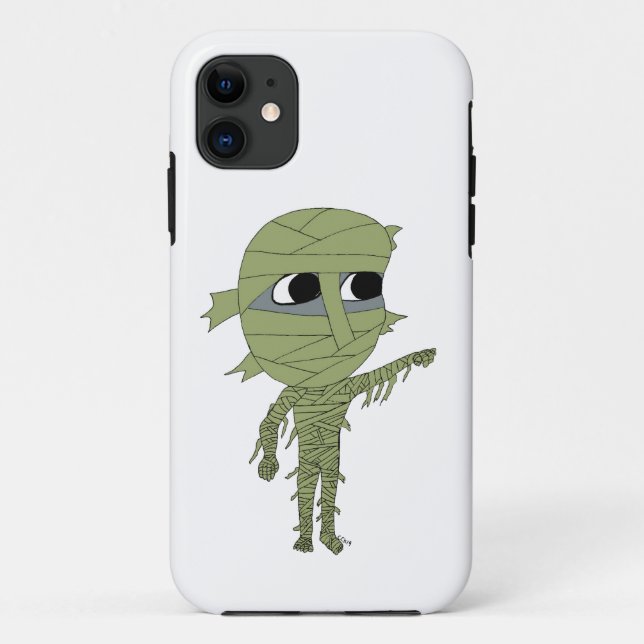 Capa Para iPhone 11 múmia chibi (Verso)