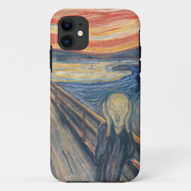 Capa Para iPhone 11 Munch é o Gritar (Verso)