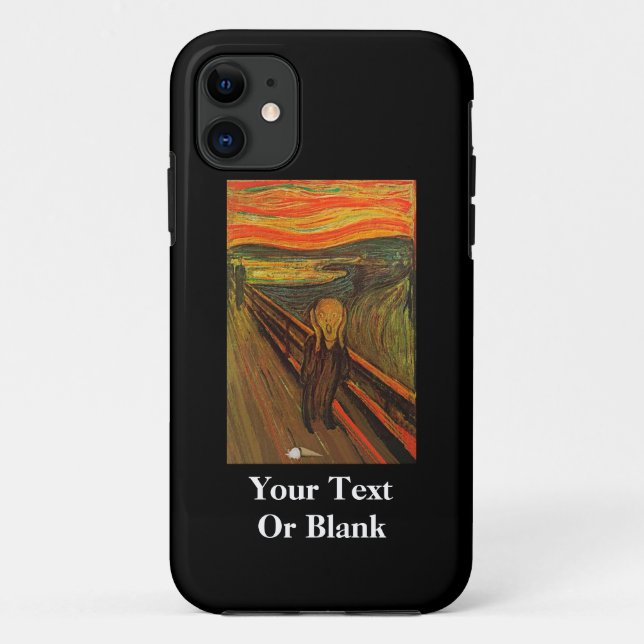 Capa Para iPhone 11 Munch - O Gritar De Gelo (Verso)
