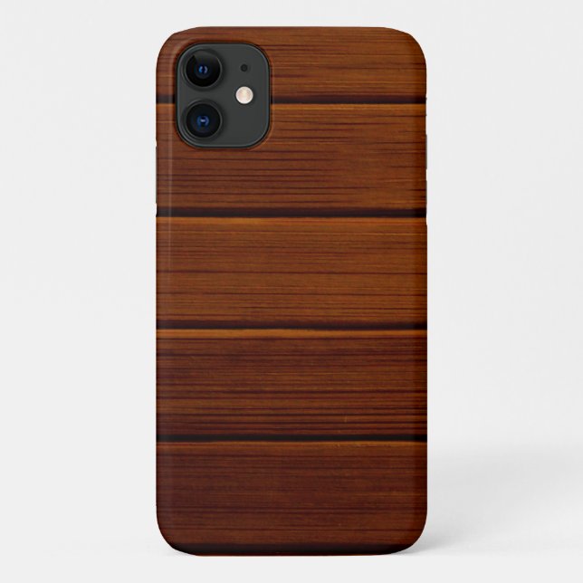 Capa Para iPhone 11 Muro De Barn, Madeira, Conselhos De Madeira, Aviõe (Verso)
