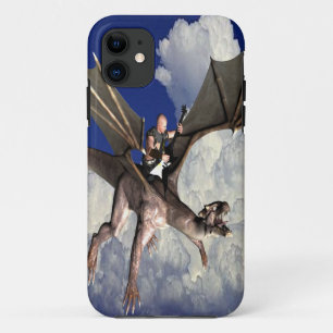 Capa Para iPhone 11 Música de dragão nas nuvens