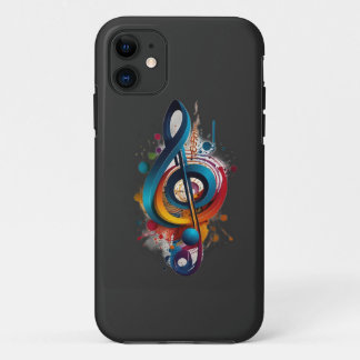 Capa Para iPhone 11 Música de nota