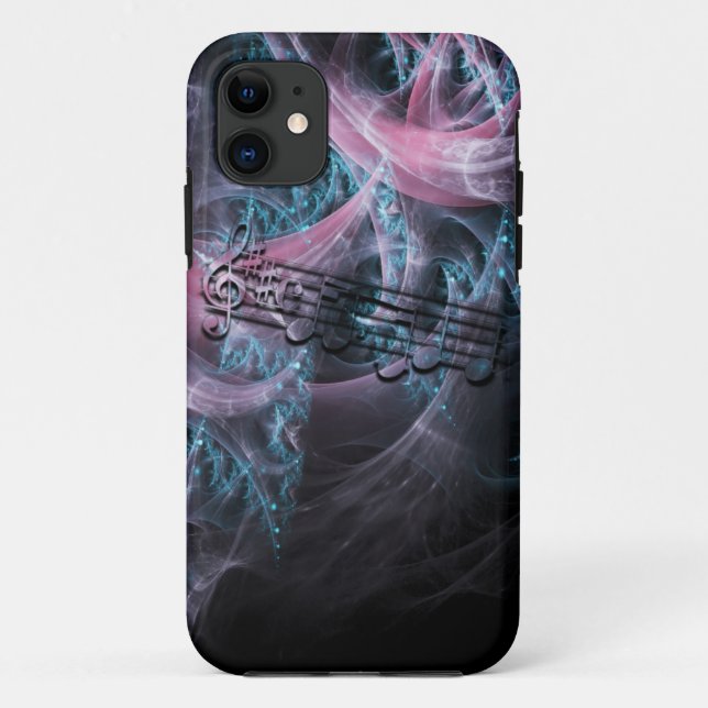 Capa Para iPhone 11 Música do tempo (Verso)