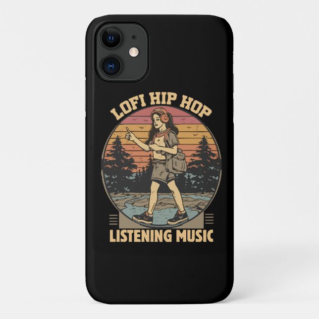 Capa Para iPhone 11 Música lofi hip hop chillhop (Verso)