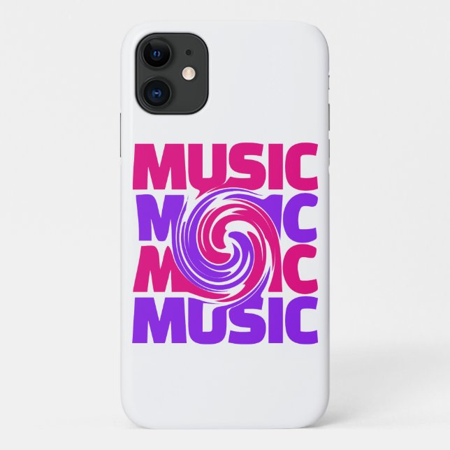 Capa Para iPhone 11 Música musical! Iphone 11 case Design (Verso)