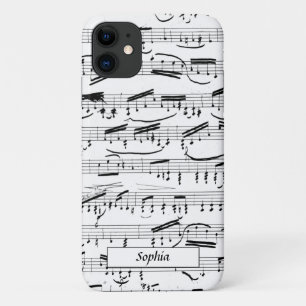 Capa Para iPhone 11 Musical Notes Piano Sheet Music