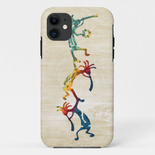 Capa Para iPhone 11 Músico KOKOPELLI acrobatas + suas ideias