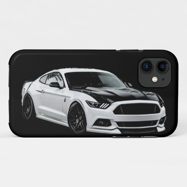 Capa Para iPhone 11 Mustang S550 (Verso (horizontal))
