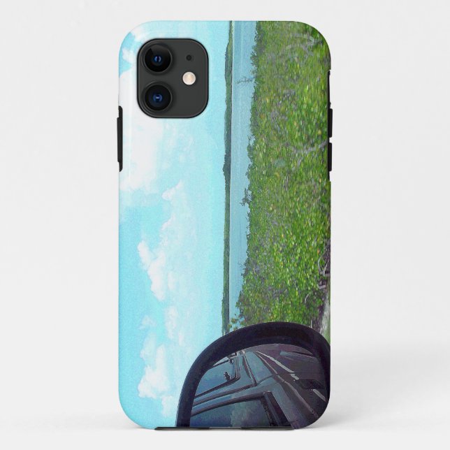 Capa Para iPhone 11 Na estrada, Flórida Keys (Verso)