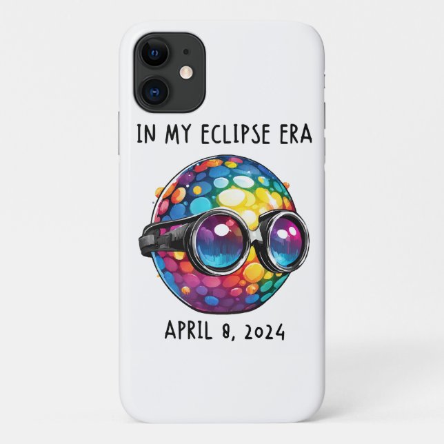 Capa Para iPhone 11 Na Minha Época Solar Eclipse 2024 (Verso)