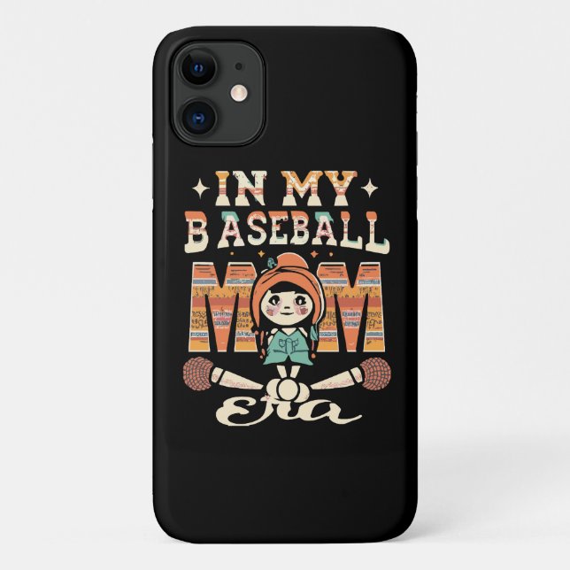 Capa Para iPhone 11 Na Minha Era Da Mãe Do Baseball (Verso)
