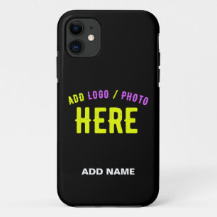 CAPA PARA iPhone 11 NA MODA MODERNO PERSONALIZÁVEL NEGRO VERIFICADO CO