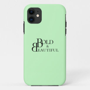 Capa Para iPhone 11 Na moda preto Monogramas - Design