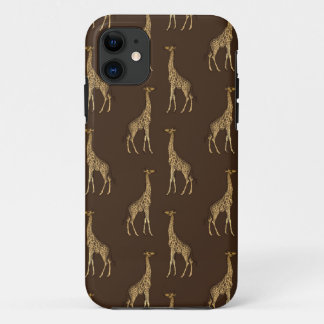 Capa Para iPhone 11 Na moda Safari Africano Dourado
