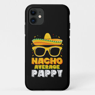 Capa Para iPhone 11 Nacho Average Pappy Dad Família Cinco De Mayo