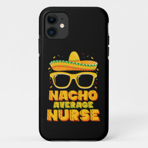 Capa Para iPhone 11 Nacho Média Enfermeira Cinco De Mayo Combinação Fa