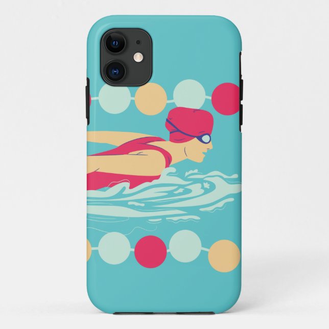 Capa Para iPhone 11 Nadadora (Verso)