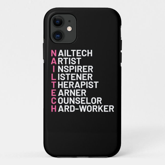 Capa Para iPhone 11 Nail Artist Inspirer (Verso)