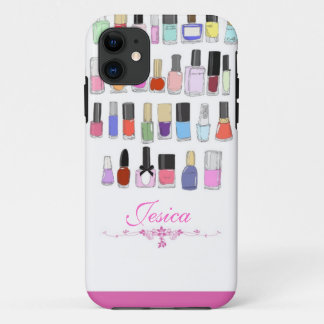 Capa Para iPhone 11 Nail polish bottles
