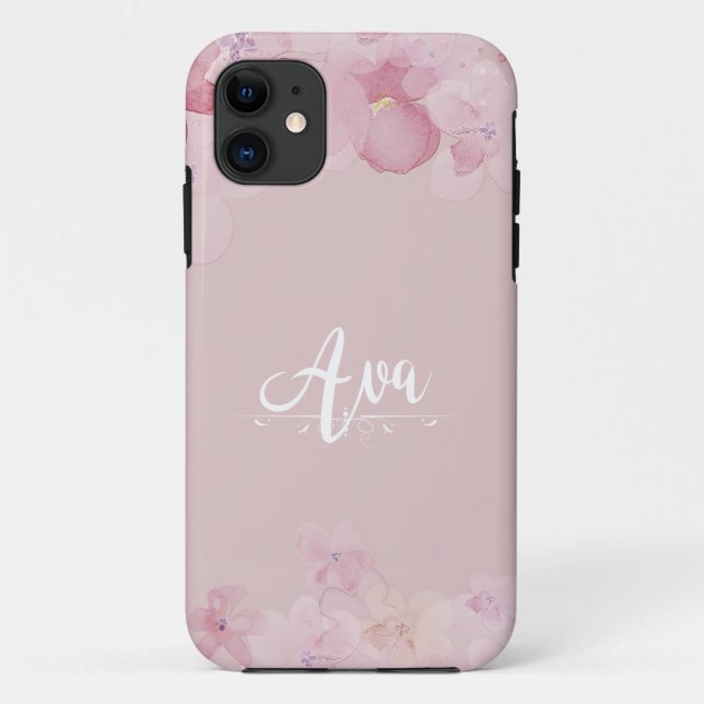 Capa Para iPhone 11 Name Ava (Verso)