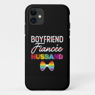 Capa Para iPhone 11 Namorado Noivo Marido Casamento Gay Noivo LGBTQ